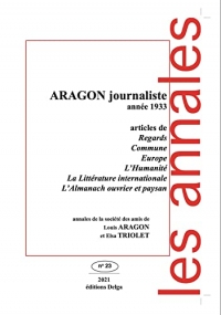 Aragon journaliste - annee 1933