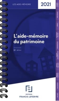 AIDE MÉMOIRE DU PATRIMOINE 2021