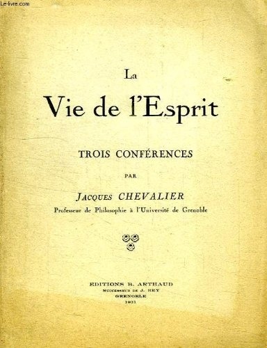 La vie de l'esprit