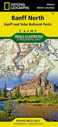 National Geographic Banff North (Banff and Yoho National Parks) Map: Trails Illustrated National Parks