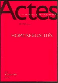 Actes de la recherche en sciences sociales, n°125, Homosexualités (25)