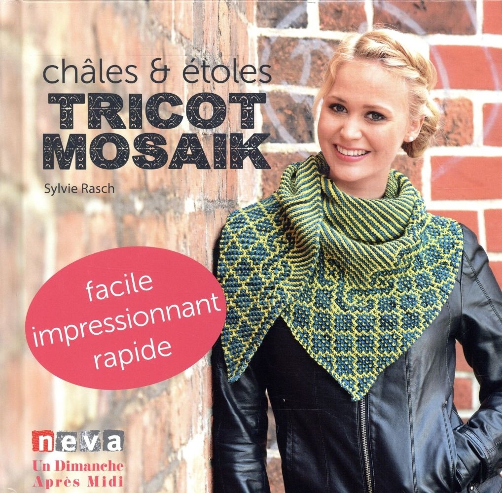 Tricot mosaïk - Châles et étoles