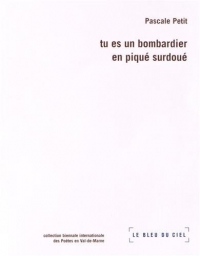 Tu es un bombardier en piqué surdoué