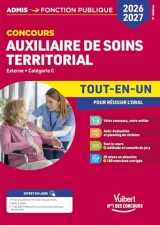 Concours Auxiliaire de soins territorial 2026-2027 - Tout-en-un: Externe - Catégorie C