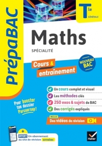 Prépabac Maths (spécialité) Tle générale - Bac 2024: nouveau programme de Terminale