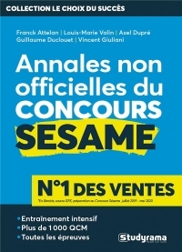 Annales non officielles du concours sésame