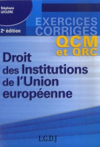 Droit des Institutions de l'Union européenne