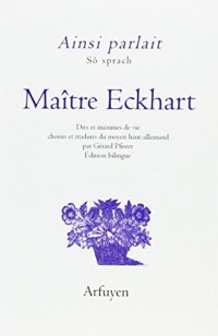 Ainsi parlait Maître Eckhart