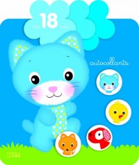 Autocollant petite fleur : le petit chat - Dès 18 mois