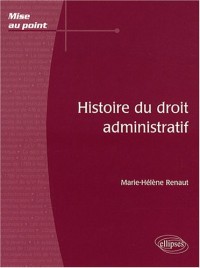 Histoire Du Droit Administratif