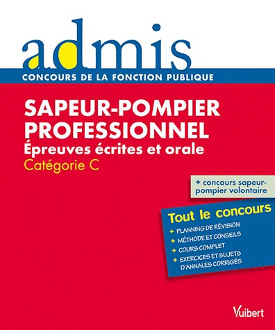 Sapeur-pompier professionnel Epreuves écrites et orale Catégorie C
