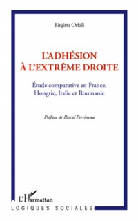 Adhesion a l'Extrême Droite Etude Comparative en France Hongrie Italie Roumanie