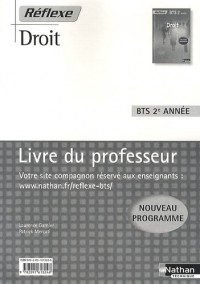 Droit BTS 2e année : Livre du professeur