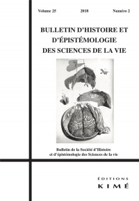 Bulletin d'histoire et d'épistémologie des sciences de la vie