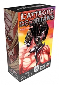 L'Attaque des Titans Coffret T05 à T08: Coffret 4 tomes