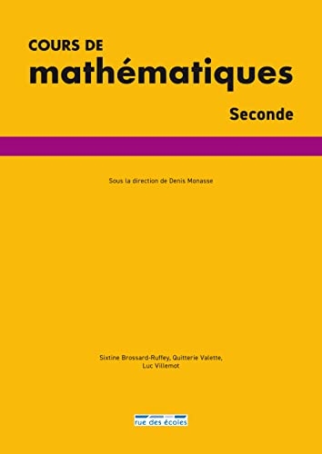 Cours de mathématiques Seconde