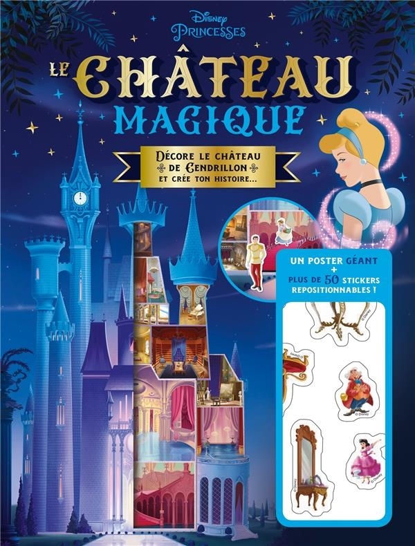 DISNEY PRINCESSES - Poster magique - Le château de Cendrillon