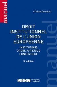 Droit institutionnel de l'Union Européenne