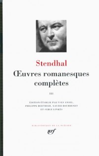 Œuvres romanesques complètes (Tome 3)