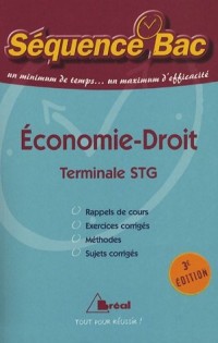 Economie-droit Tle STG