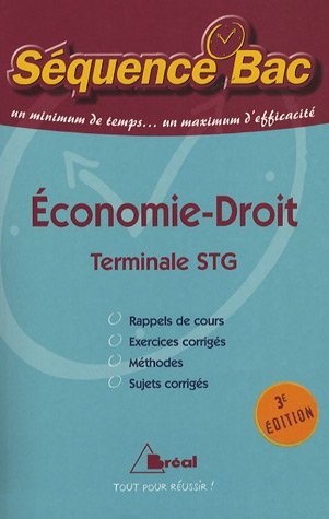 Economie-droit Tle STG