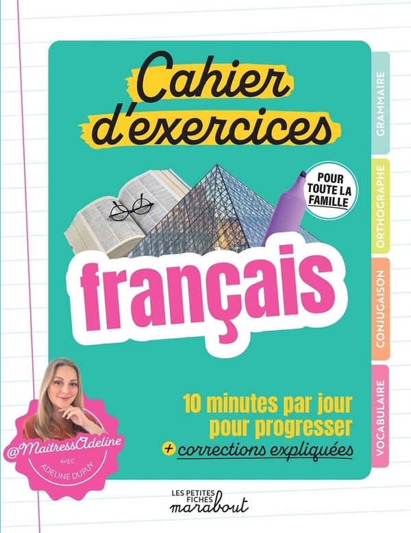 Cahier d'exercices de français
