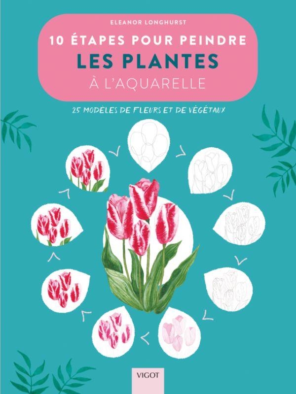 10 étapes pour peindre des fleurs à l'aquarelle