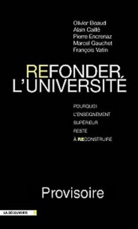 Refonder l'Université