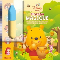 Pinceau magique - Pinceau magique 3 ans – Livre avec pinceau magique – Peinture propre - Pinceau magique Disney - Peinture magique