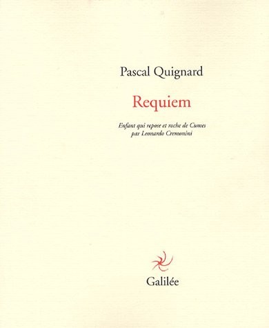 Requiem : Enfant qui repose et roche de Cumes par Leonardo Cremonini