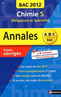 ANNALES BAC 2012 CHIMIE S OBL+