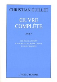 Oeuvre complète t.1