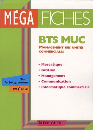 Management des unités commerciales BTS Muc