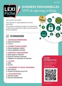 Données personnelles: RGPD, loi intormatique et libertés