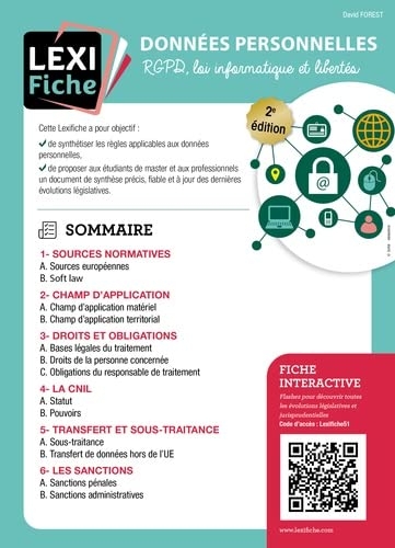 Données personnelles: RGPD, loi intormatique et libertés