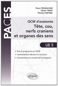 QCM d'Anatomie Tête & Cou Nerfs Craniens & Organes des Sens Odontologie