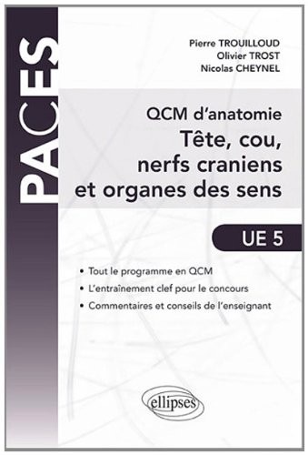 QCM d'Anatomie Tête & Cou Nerfs Craniens & Organes des Sens Odontologie