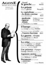 Agone, N° 24, 2000 :
