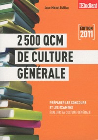 2500 QCM DE CULTURE GENERALE