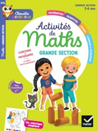 Maternelle Activités de maths Grande Section - 5 ans: Chouette entrainement Par Matière