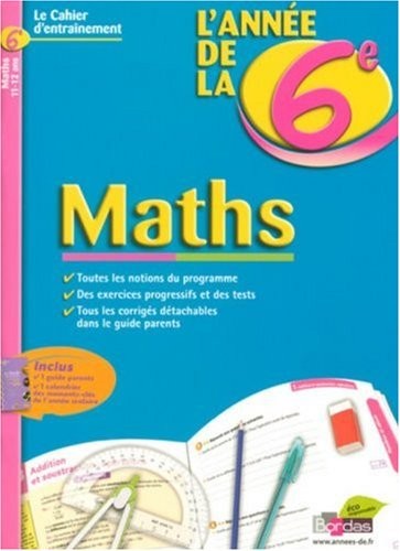 Maths : L'année de la 6e