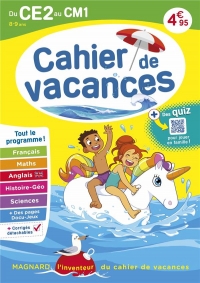 Cahier de vacances 2023, du CE2 vers le CM1 8-9 ans: Magnard, l’inventeur du cahier de vacances