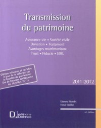 Transmission du patrimoine 2011-2012