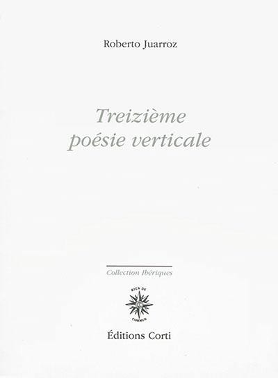 Treizième poésie verticale