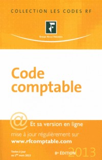 Code comptable 2013. Et sa version en ligne