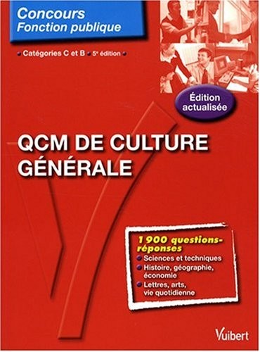 QCM de culture générale : Catégories C et B