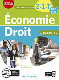 Économie-Droit 2de, 1re, Tle Bac Pro, modules 1 à 5 (2020) - Pochette élève