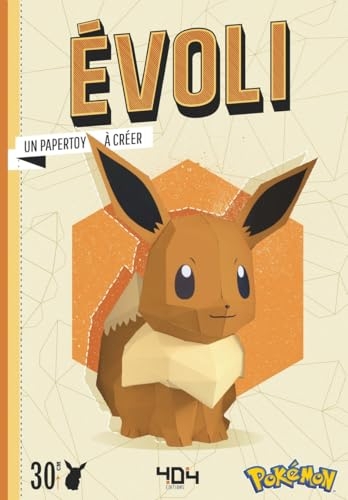Papertoy Pokémon Evoli : Un papertoy à créer soi-même – Activité Pokémon – Loisirs créatifs Pokémon