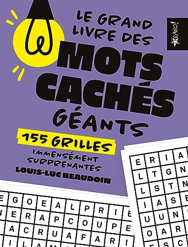Le grand livre des mots cachés géants: 155 grilles immensément surprenantes