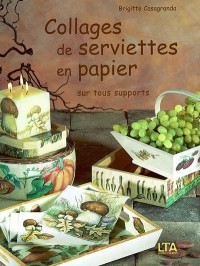 Collages de serviettes en papier sur tous supports